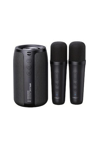 Xuweiwei Zealot S32 5w Kablosuz Hoparlör Black Kompakt Tasarım Çift Mikrofon Berrak Ses Güçlü Bass Tws Çift Eşleme 1800mah Pil 12 Saat Çalma