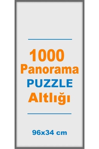 1000 Parçalık Panorama Puzzle Altlığı - 96x34 Cm Beyaz Puzzle Alt Tablası