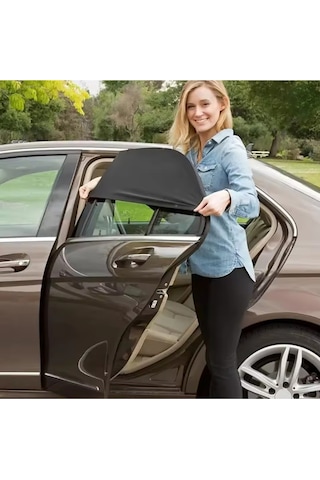 2 Adet Arka Yan Cam Güneşlik Güneş Koruma Gölgelik Sineklik Perde Suv Araçlar İçin