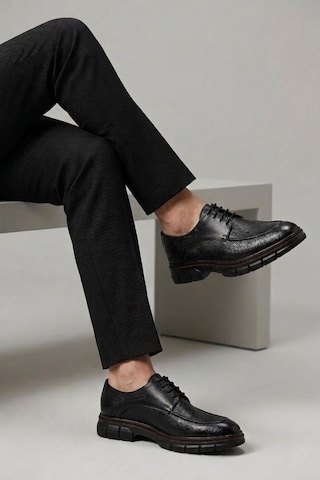 Forelli Pisagor Ps-3194 Erkek Hakiki Deri Loafer Ayakkabı Siyah
