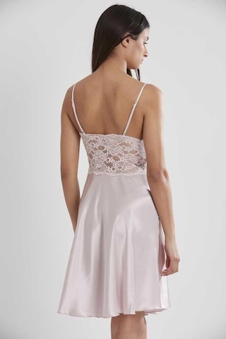 Pierre Cardin Saten Dantelli Gecelik 627 Çok Renkli