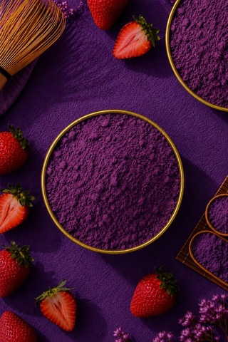 Ube Strawberry Matcha - Çilekli Superfood Ube Matcha Tozu 25 G