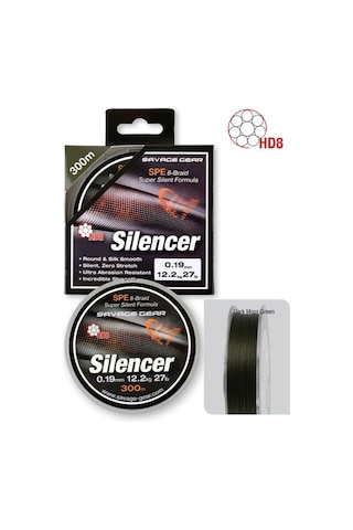 Savage Gear Hd8 Silencer Braid 300 Mt Green Örgü Ip (473161012)