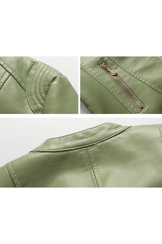 Kadın Deri Ceketleri Siyah