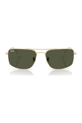 Ray-ban Rb 3779 00131 56 Explorer 3 Unisex Kare Gold Metal Güneş Gözlüğü Altın