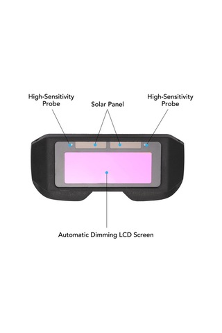 Novahub Profesyonel Güneş Enerjisi Otomatik Kararan Kaynak Gözlükleri - Güvenlik Ve Parlama Önleyici