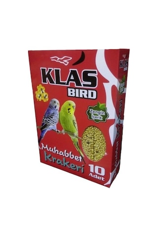 Klas Bird Muhabbet Kuşu Ballı Kraker 10'lu