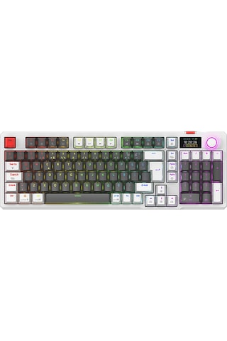 Rampage Loyal Usb Hot Swap RGB Red Switch Mekanik Kablolu Gaming Oyuncu Klavye