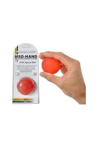 Msd Mvs Hand Silikon El Parmak Egzersiz Topu Kırmızı