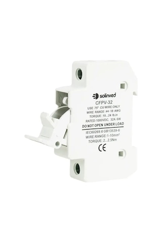 Solinved Dc Kartuş 10x38 Sigorta Yuvası - Slvfshl