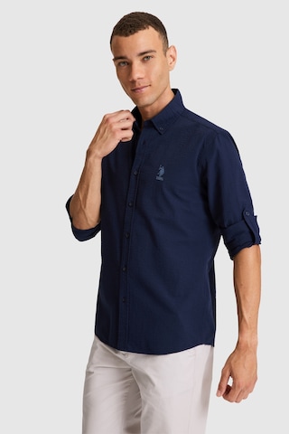 U.s. Polo Assn. Erkek Açık Lacivert Gömlek Basic 50324638-vr059