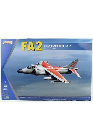 Kinetic K48041 1/48 Ölçek, Sea Harrier Fa2 Savaş Uçağı, Plastik Model Kiti-56334