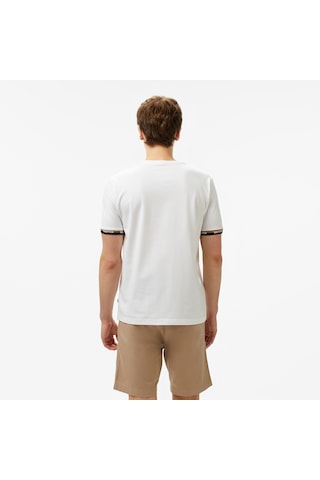Nautica Erkek Beyaz Regular Fit T-shirt Düz V55225t Beyaz