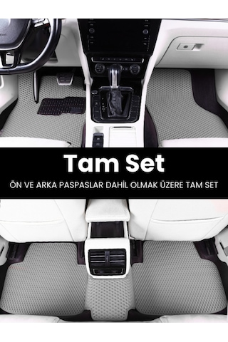 Skoda-super B- 2015-2023 İçin Eva İç Paspas Takımı Metal Topukluk Dahil