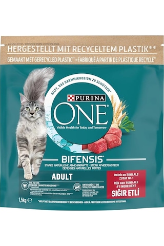 Purina ONE Bifensis Sığır Etli Yetişkin Kedi Maması 1500 G