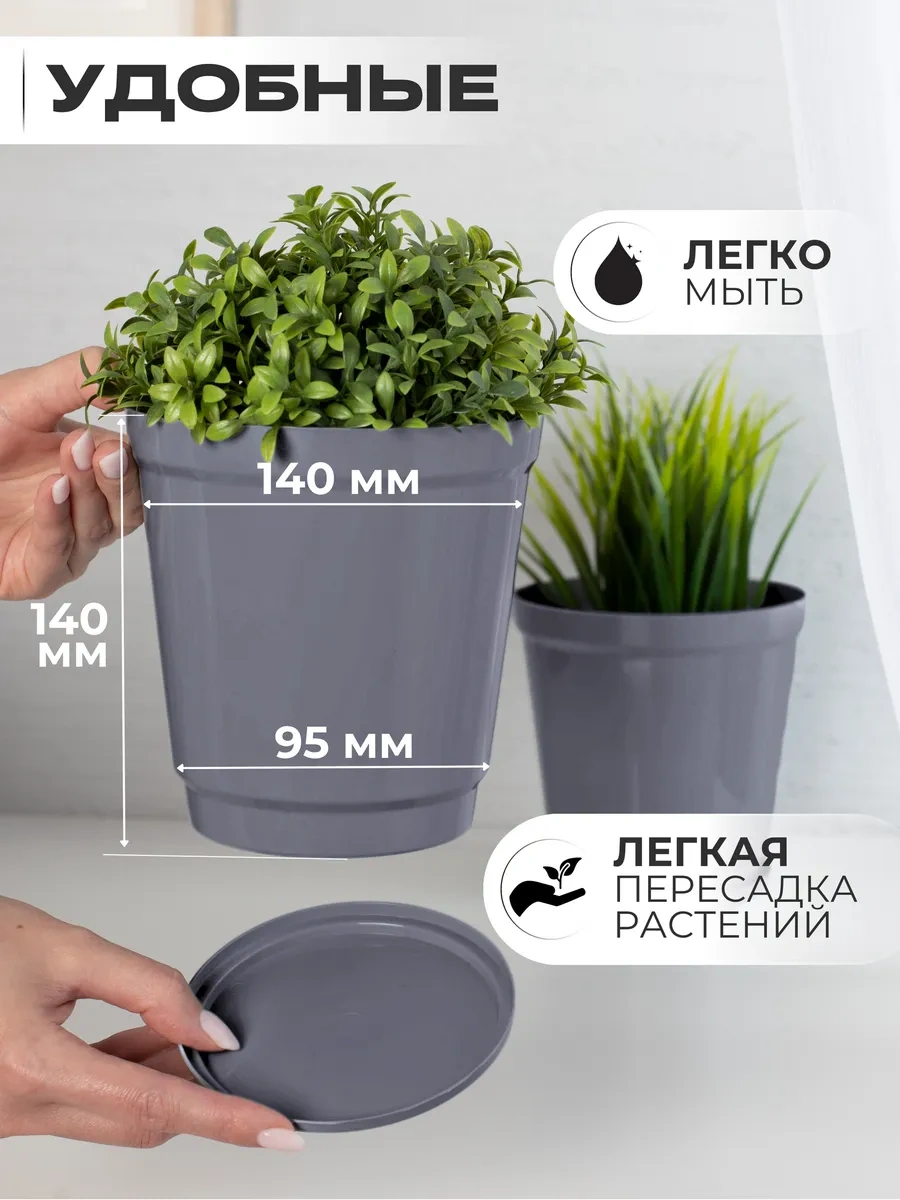 Onest Çiçek Saksısı 5'li Set 262192085