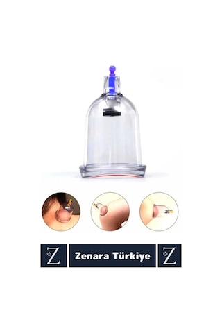 Yüksek Kaliteli Vakumlu Hacamat Kupası 5 Numara 50 Adet