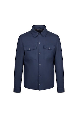 Hatemoğlu Lacivert Regular Fit Bebe Yaka Yünlü Kaşe Mont 27313024a001 005 1852664 Lacivert