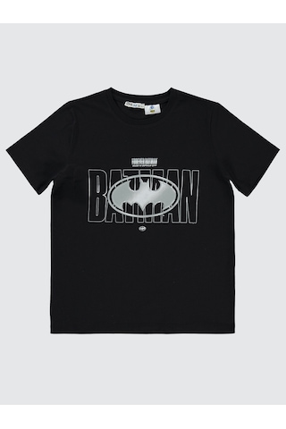 Batman Erkek Çocuk Tişört 10-13 Yaş Siyah