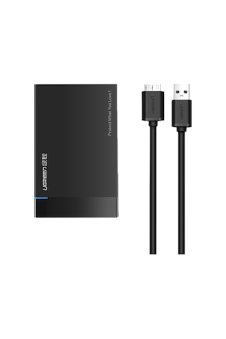Ugreen Us221 Hdd Muhafaza 2,5 İnç Sata - Usb 3.0 Ssd Adaptörü Sabit Disk Sürücüsü Kutusu Harici Hdd Kutusu, Destek Uasp Protokolü