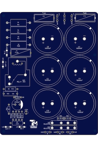 Soft Start Güç Kaynağı Devresi Power Supply Devre Kartı