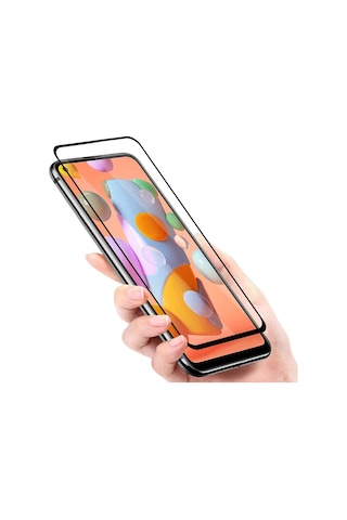 Logis Samsung Galaxy Uyumlu A52 Antistatik 5d Tam Kaplayan Ekran Koruyucu Cam