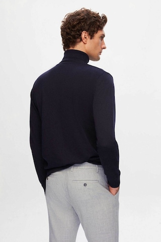 Ds Damat Regular Fit Lacivert Pamuk Karışımlı Balıkçı Yaka Triko Kazak 5HF06ORT12007 Lacivert