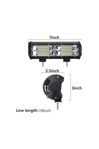 Spot Işık Off Road Car Truck 216w 10-30v 21600 Lümen Led Light Ba