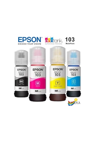 Epson 103  L3210 Multipack Şişe Mürekkep Seti