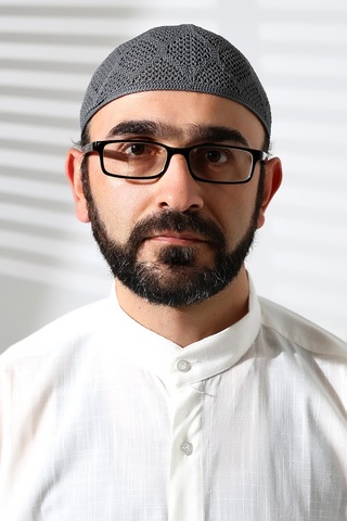Makine Örgüsü Dantel Detaylı Namaz Takkesi Füme Füme