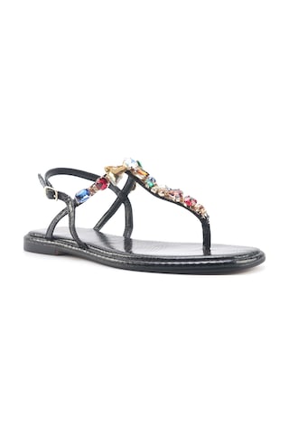 Nine West Orane 5fx Siyah Kadın Düz Sandalet 000000000101929105 Siyah