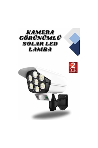 Kamera Görünümlü Led Lamba Dönebilen Bahçe Aydınlatması Duvar Lambası Renkli 94879044