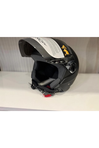 Kask Sway Sw 715 Matt Black Aynalı Vizör Mat Siyah