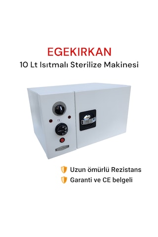 Egekırkan Kuru Hava Isıtmalı Sterilize Makinesi 10 L