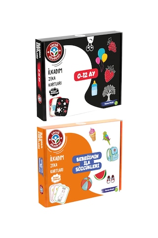 Bebeğimin Ilk Sözcükleri ve 0-12 Ay İlk Adım Zeka Kartları