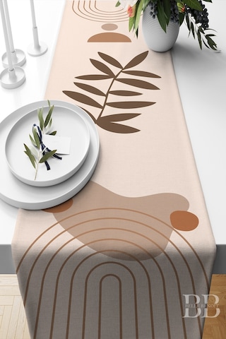 Belle Benoit Baskılı Amerikan Servisi Runner 140x40 Cm Desen35