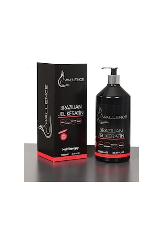 Wallence Dalgalı Saçlar Için Süper Brazılıan Jel Keratin 1 L