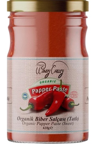 Organic Windy Valley Organik Tatlı Biber Salçası 610 G