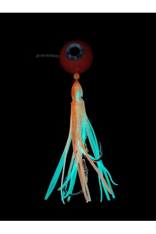 S.f. Melek Gözü Jig 250g Turuncu Uv - 0/5 No Paslanmaz İğne