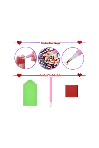 Fortunelane Ahşap Reçine Pırlanta Tablo Bardağı Altlığı, Noel Hediyesi, 10x10cm 8'li Renkli Aa1060 Dekorasyonu Çok Renkli