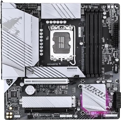 Gıgabyte B760m Aorus Elıte Wıfı6e Lga1700 Ddr5 7600mhz Oc Pcıe 5.0 Çift M.2 Nvme Wifi 6e 2.5gbe Lan Matx Anakart