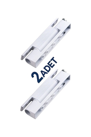 Pvc Pimapen Kapı Menteşesi 95 Mm 2 Adet Vidaları ile Beraber Beyaz