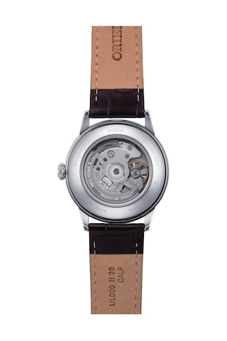 Orient Kurmalı Otomatik Deri Kahverengi Kristal Cam 38 Mm Erkek Kol Saati