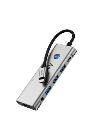 Type-c To Hdmı Çoğaltıcı Hub 6 İn 1 4k 60hz, 100w Pd, Ses Portu, Sd/tf V0301006