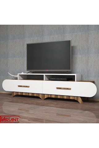 Variant Flora Tv Ünitesi Ceviz - Beyaz