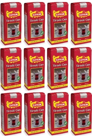 Çaykur Tiryaki Siyah Dökme Çay 12 x 500 G