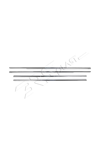 Honda Civic Uyumlu 2002-2006 Krom Cam Çıtası 4 Parça Paslanmaz Çelik