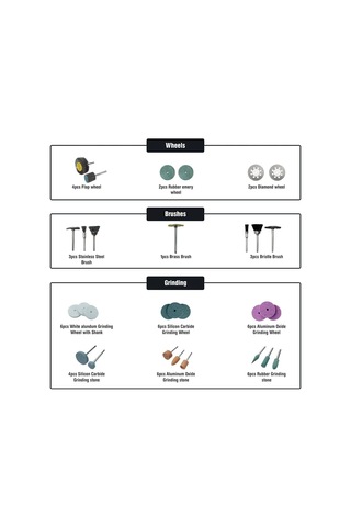 276 Rotary Takım Aksesuarları Kiti Kolay Kesme, Oyma Ve Parlatma İçin Evrensel Fitmen