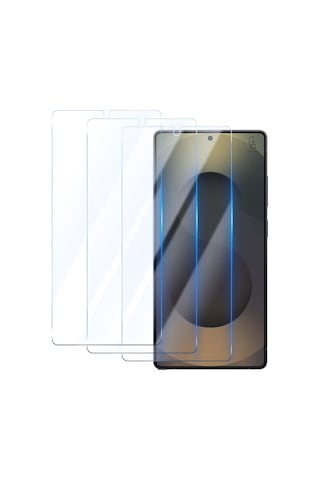 Samsung Galaxy S25 Ultra Uyumlu Ekran Koruyucu Şeffaf Temperli Kırılmaz Cam Ekran Koruyucu 3 Adet
