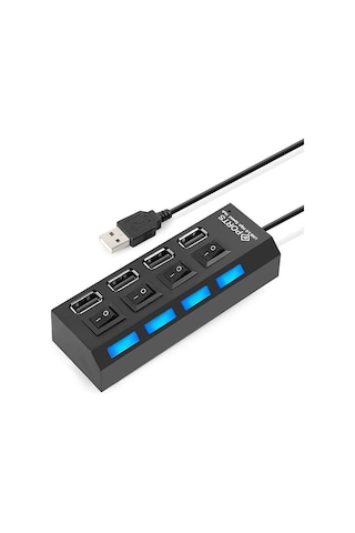 4 Port USB 2.0 Hub Çoğaltıcı Çoklayıcı Switch